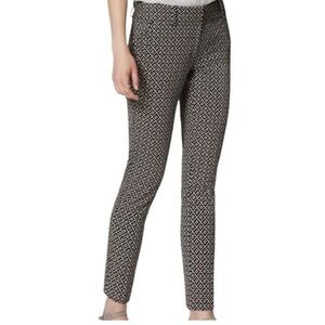 LOFT Black and White Patterned Pants